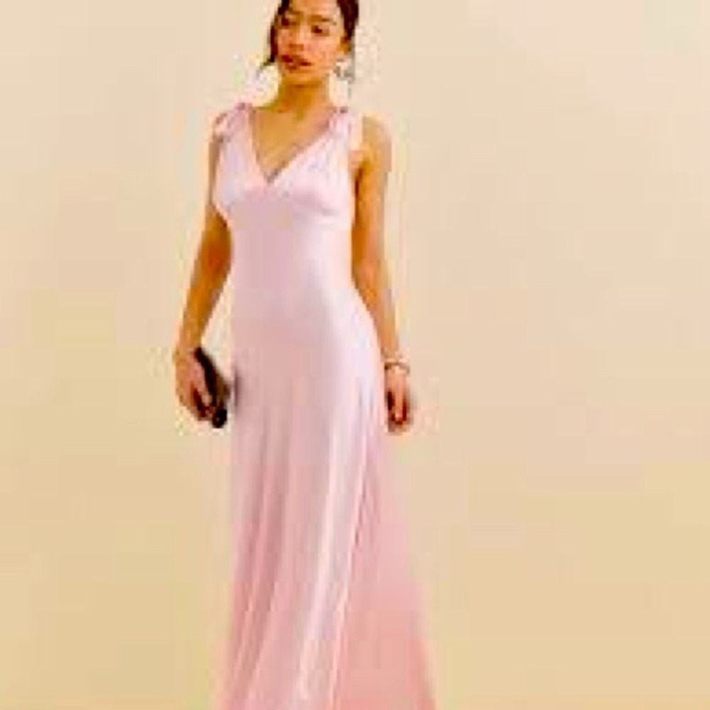 New NWT Reformation Pernille Maxi Gown Dress Cherry Blossom